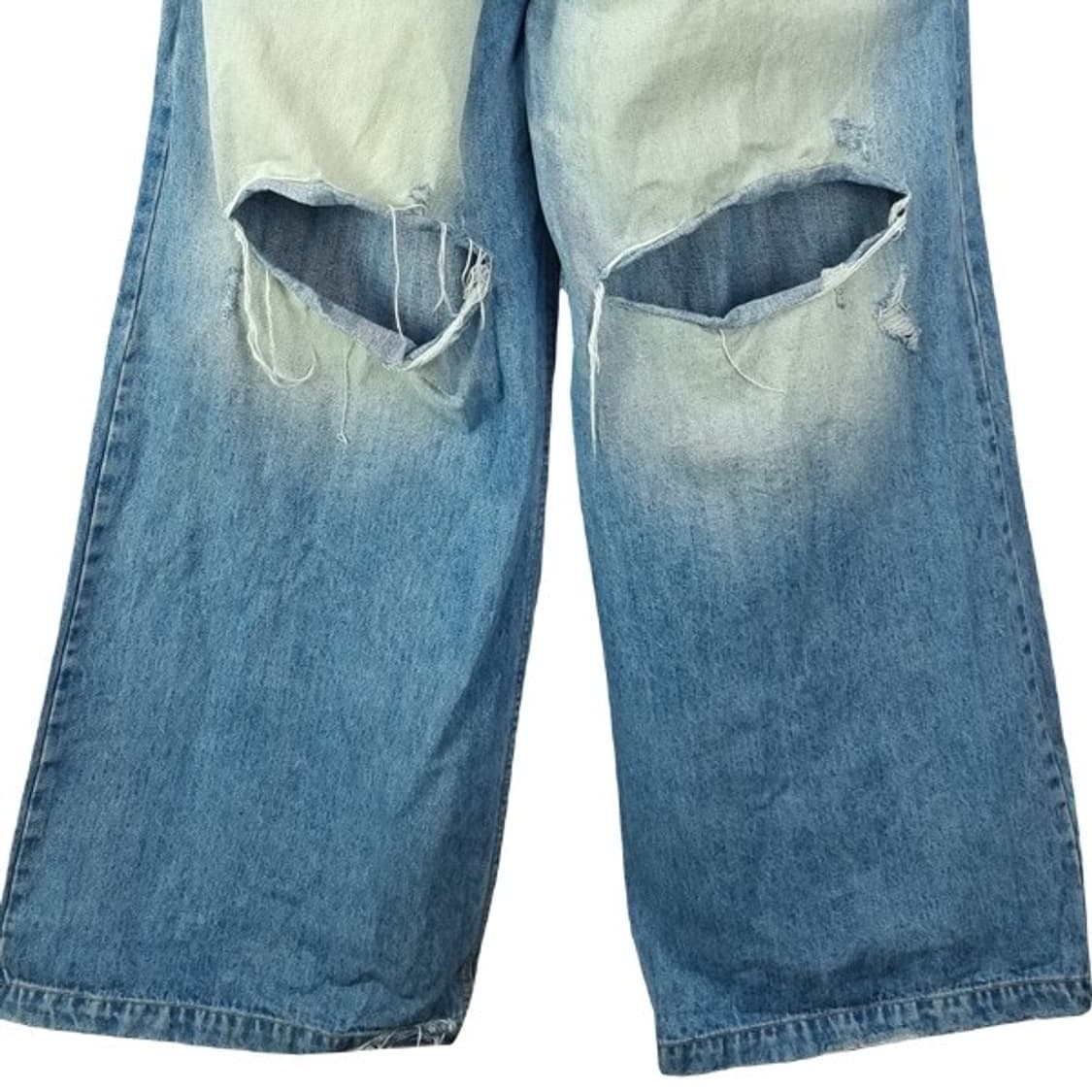 [선데이오프클럽] 24S/S 더블 웨이스트 디스트레스드 데님 M20233 상품이미지5