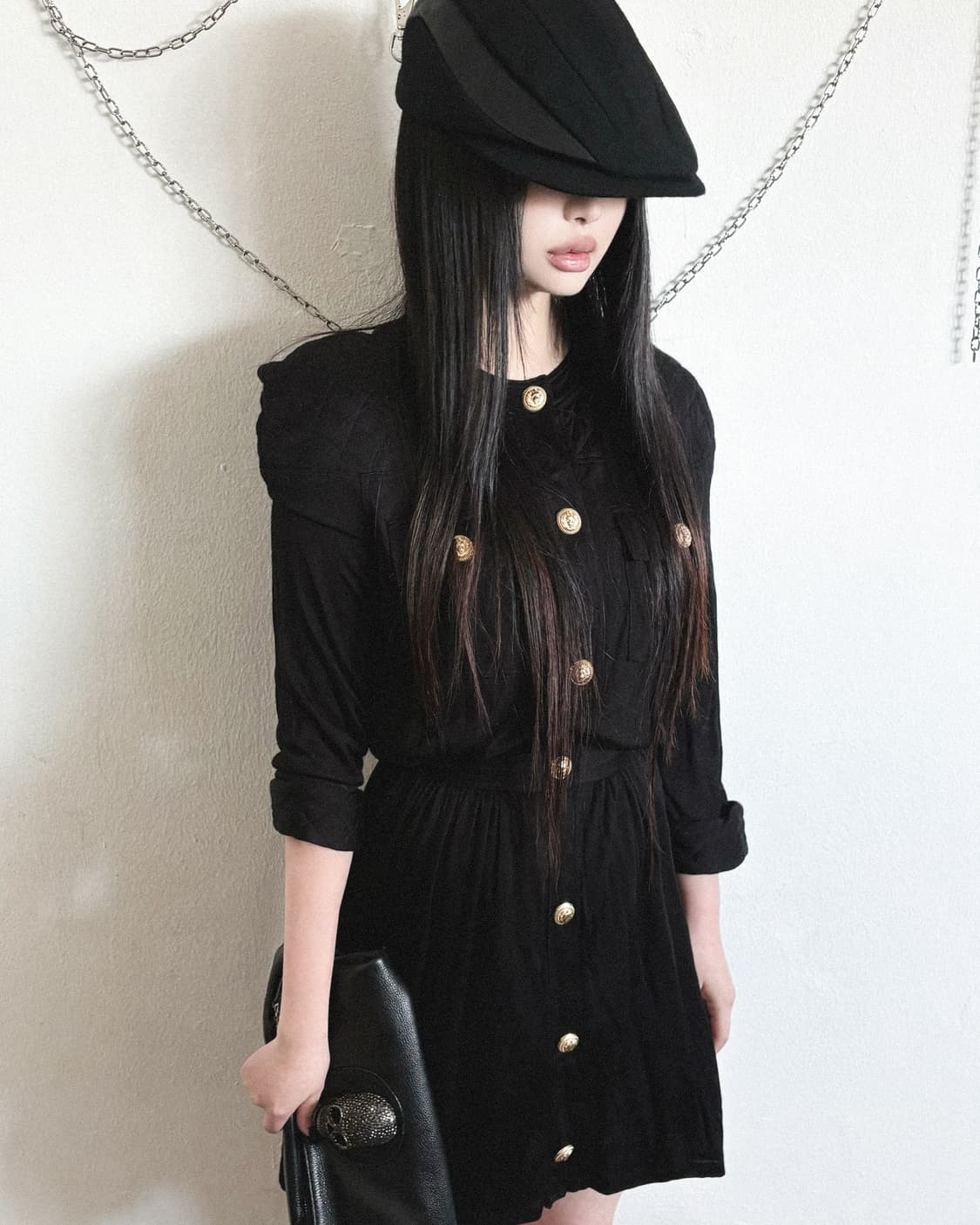 발망 14SS 올리비에 루스테인 버튼 원피스 상품이미지2