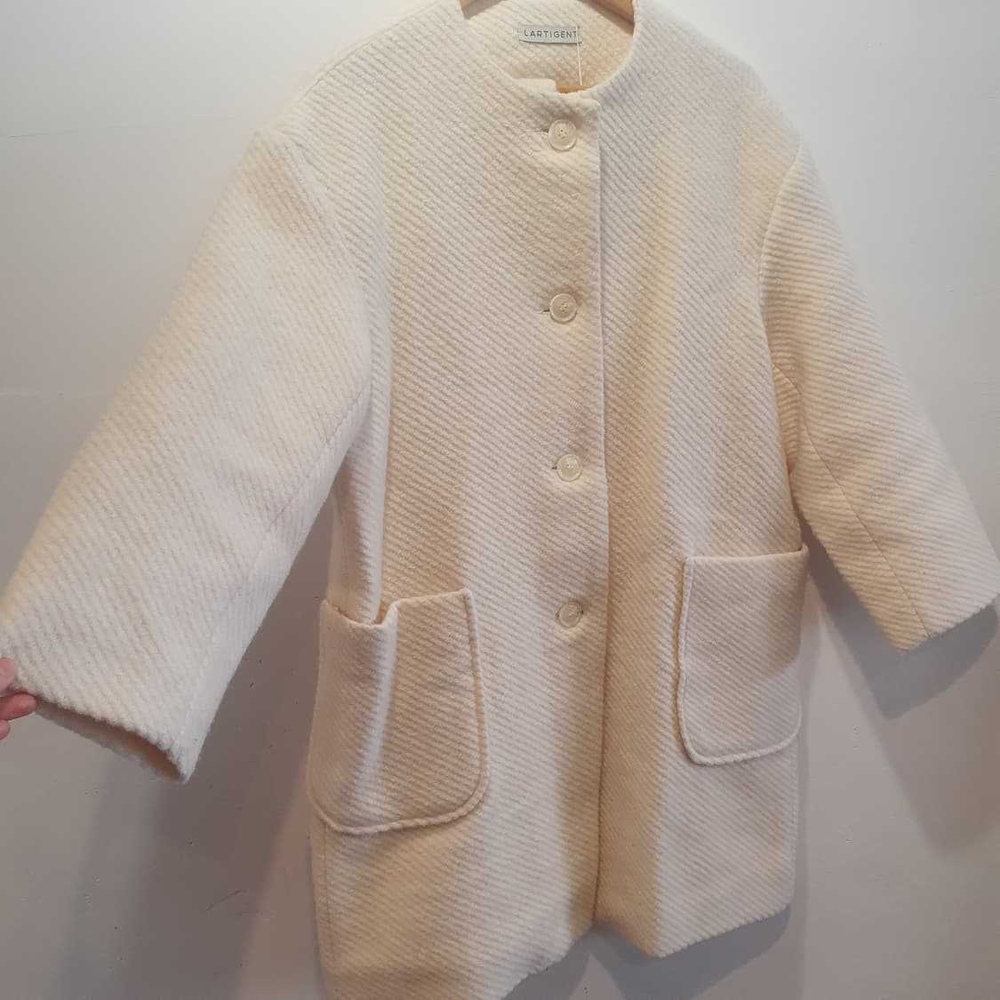 lartigent 아이보리 코트 라티젠 상품이미지1