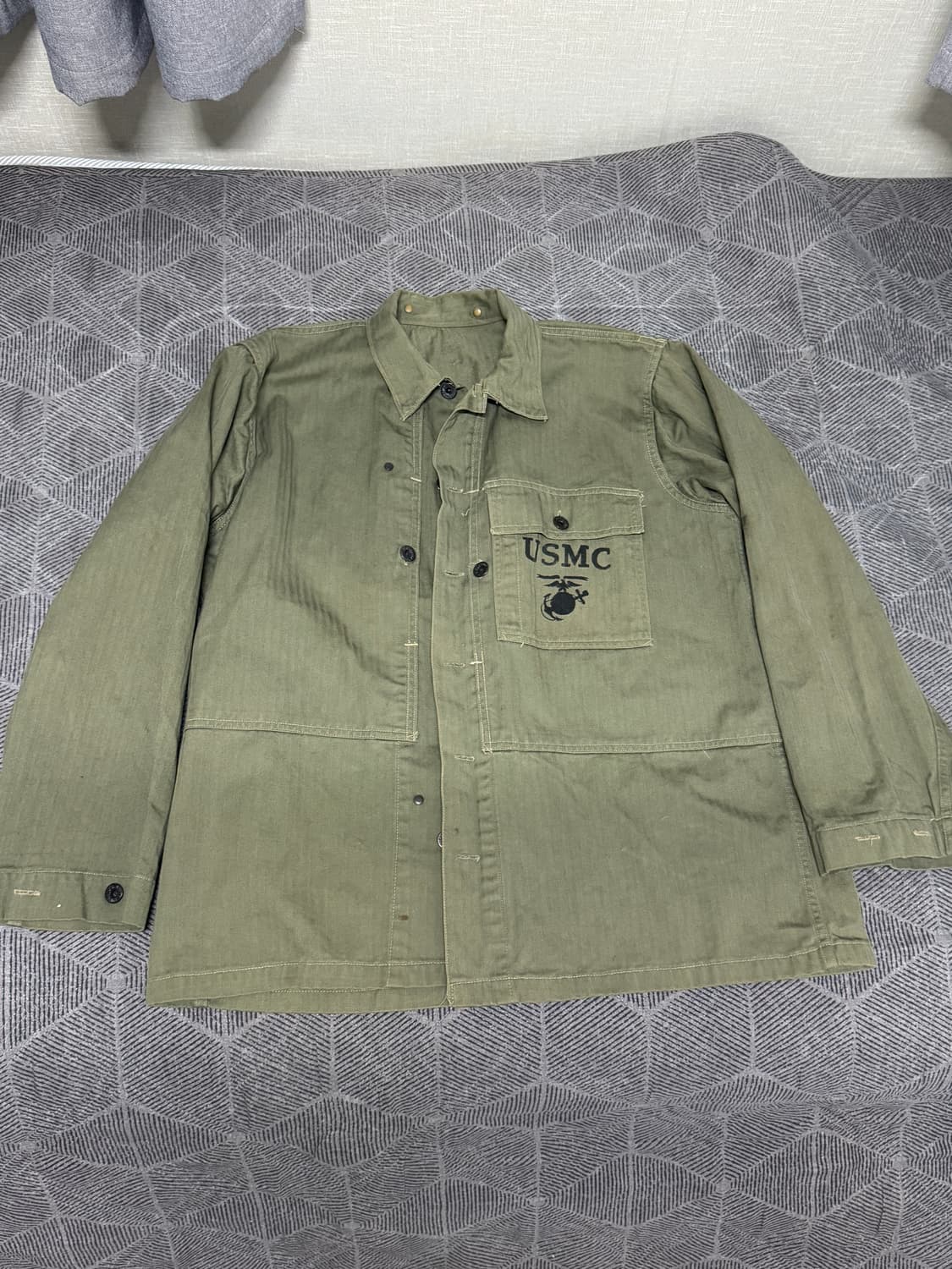 [급매/세트] WW2 오리지널 USMC P44 자켓(L) & M43 팬츠 상품이미지1