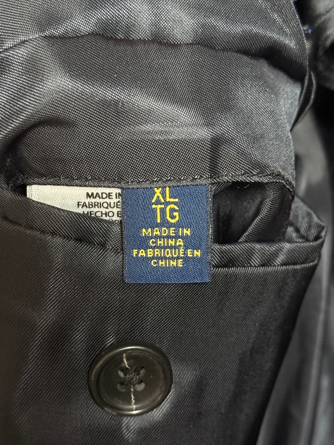 폴로 랄프로렌 체스터필드 싱글코트 XL 상품이미지5