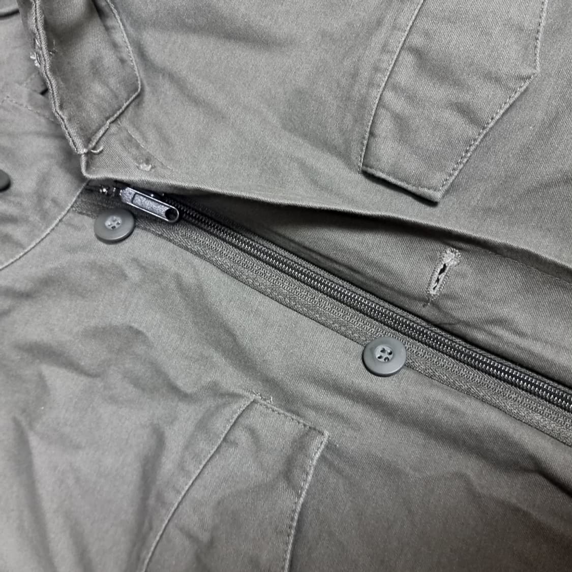 독일군 오리지널 후드 야상 점퍼 카키색(100-105) 상품이미지6