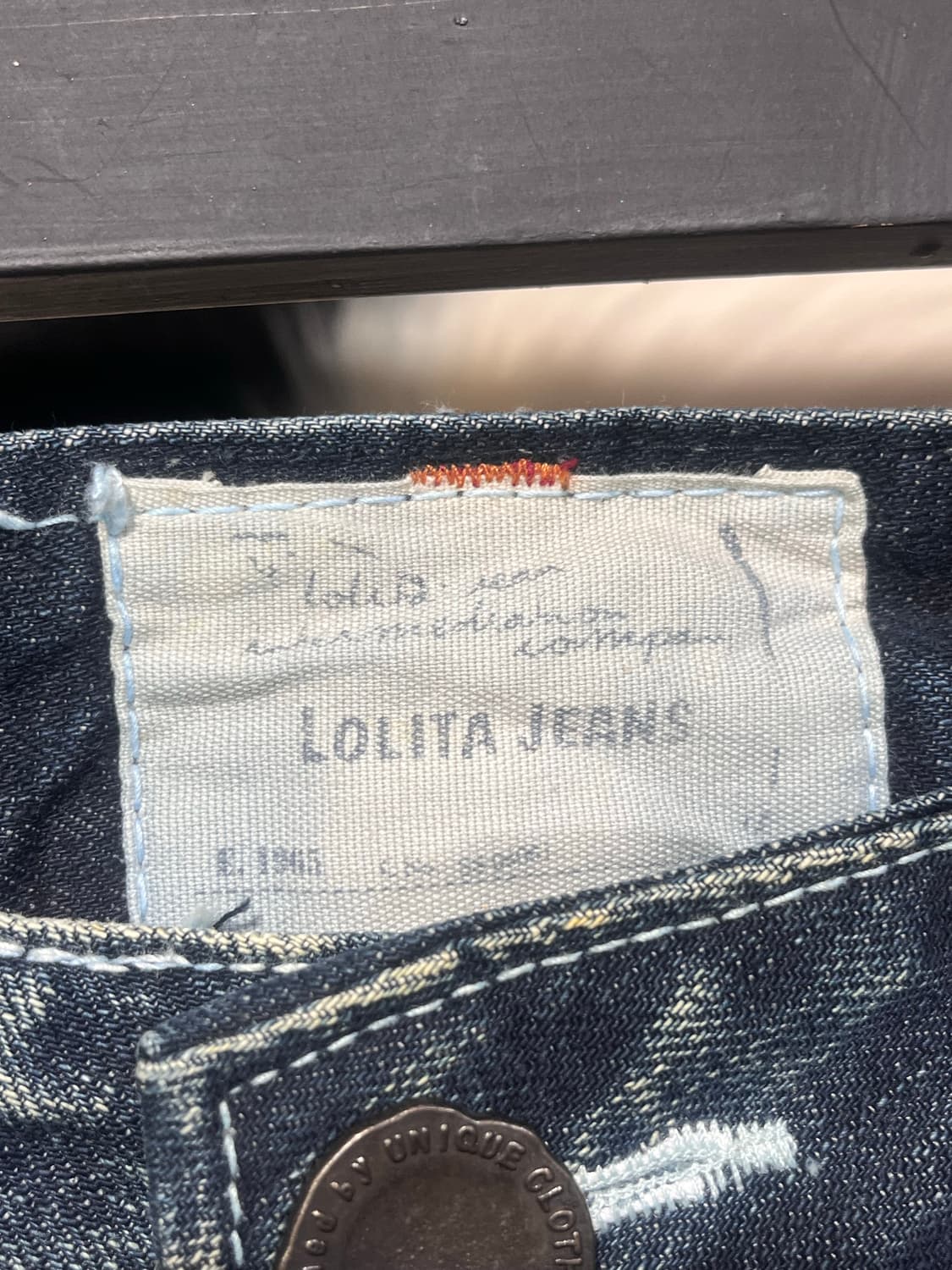 Lolta Jeans 자수 포인트 데님팬츠 상품이미지4