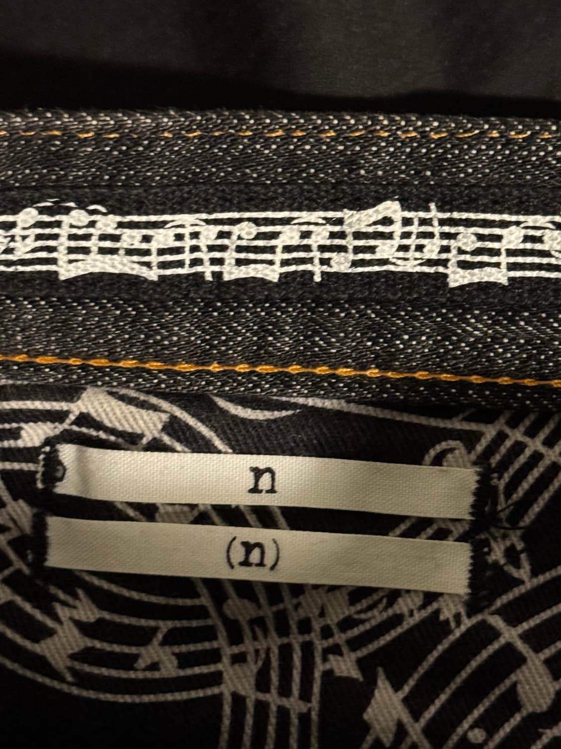 넘버나인 08SS 크라잉하트 패치 데님 팬츠 상품이미지5