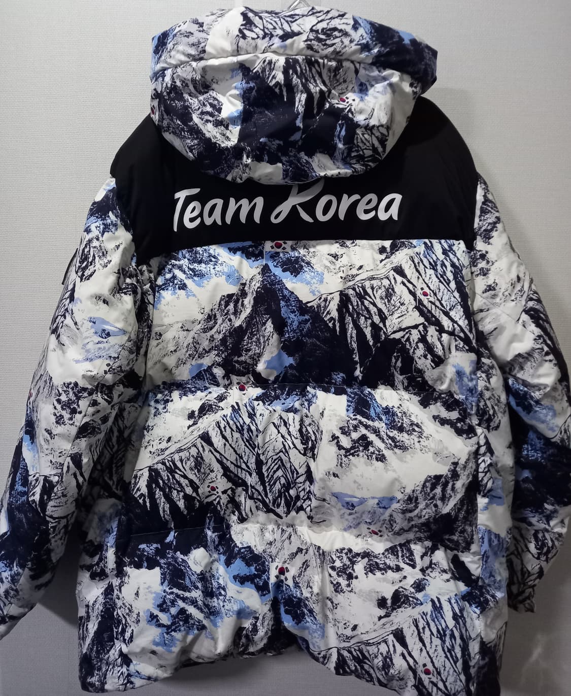 노스페이스 선수지급용 팀코리아 국가대표 베이징올림픽 패딩 105/XL 상품이미지4