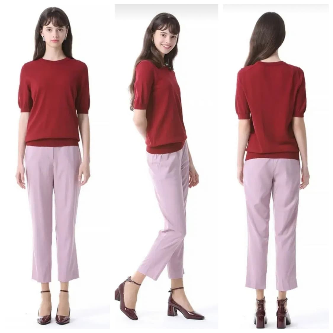 급처새상품!LIST리스트 니트3900원 여름반팔니트 레니본st오즈세컨st 상품이미지1