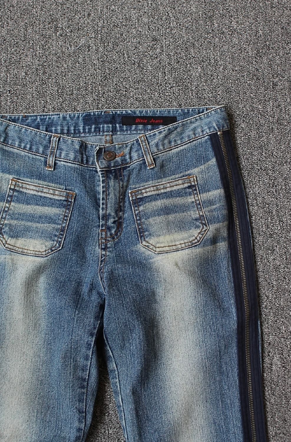 90s dixie jeans 사이드 지퍼 부츠컷진 상품이미지2