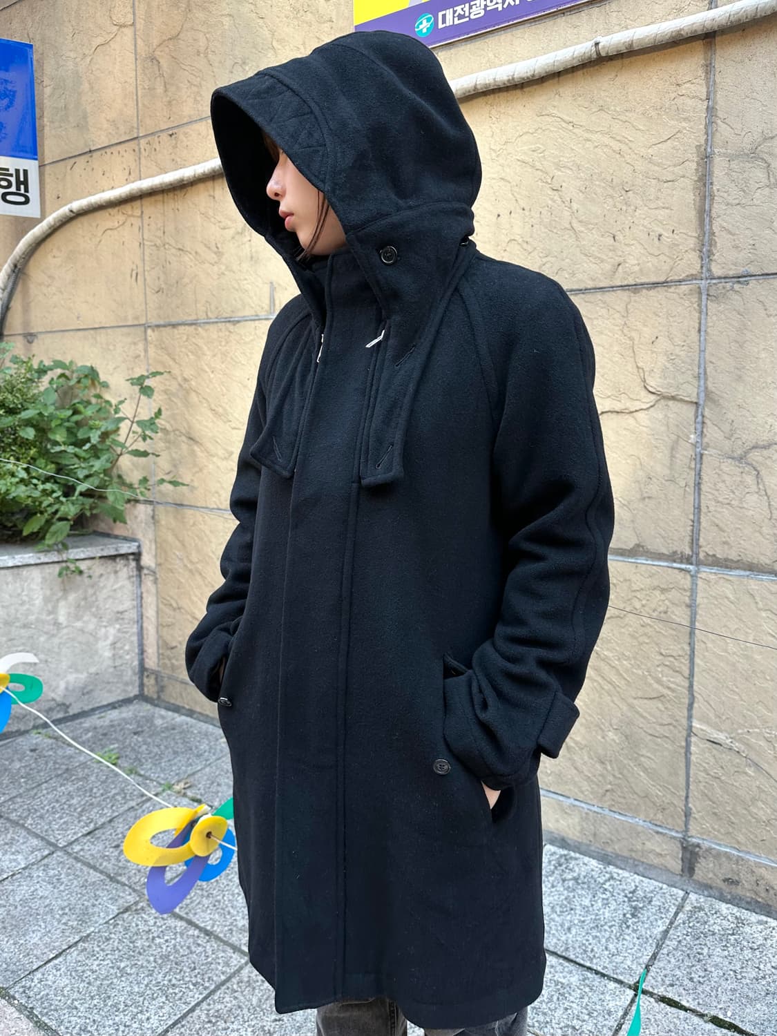 주카 zucca 후드 집업 코트 상품이미지2