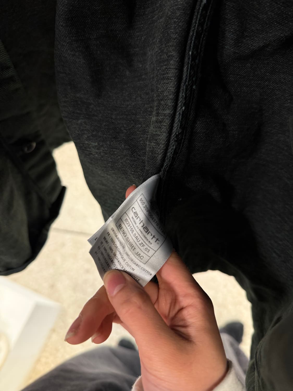 Carhartt White Denim Jacket  상품이미지7