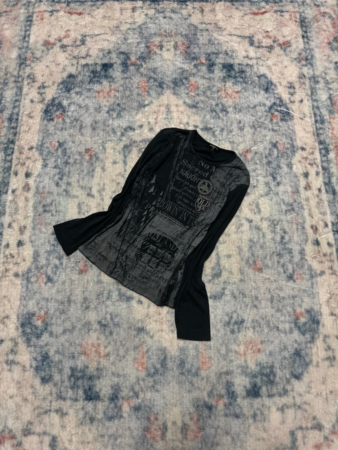 In the attic glitter vkei ribbed cut sew 상품이미지1