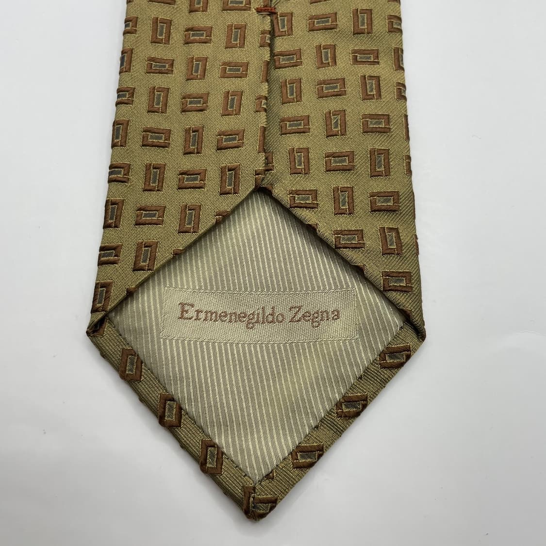 126) (Ermenegildo zegna) 에르메네질도제냐 패턴 넥타이 상품이미지4