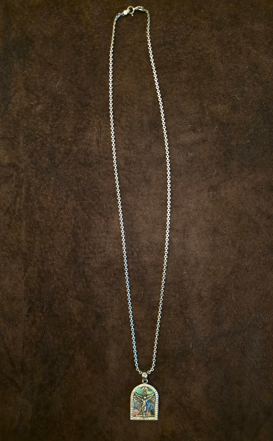 Silver925 shell 🐚 angel cross nacklace 상품이미지2