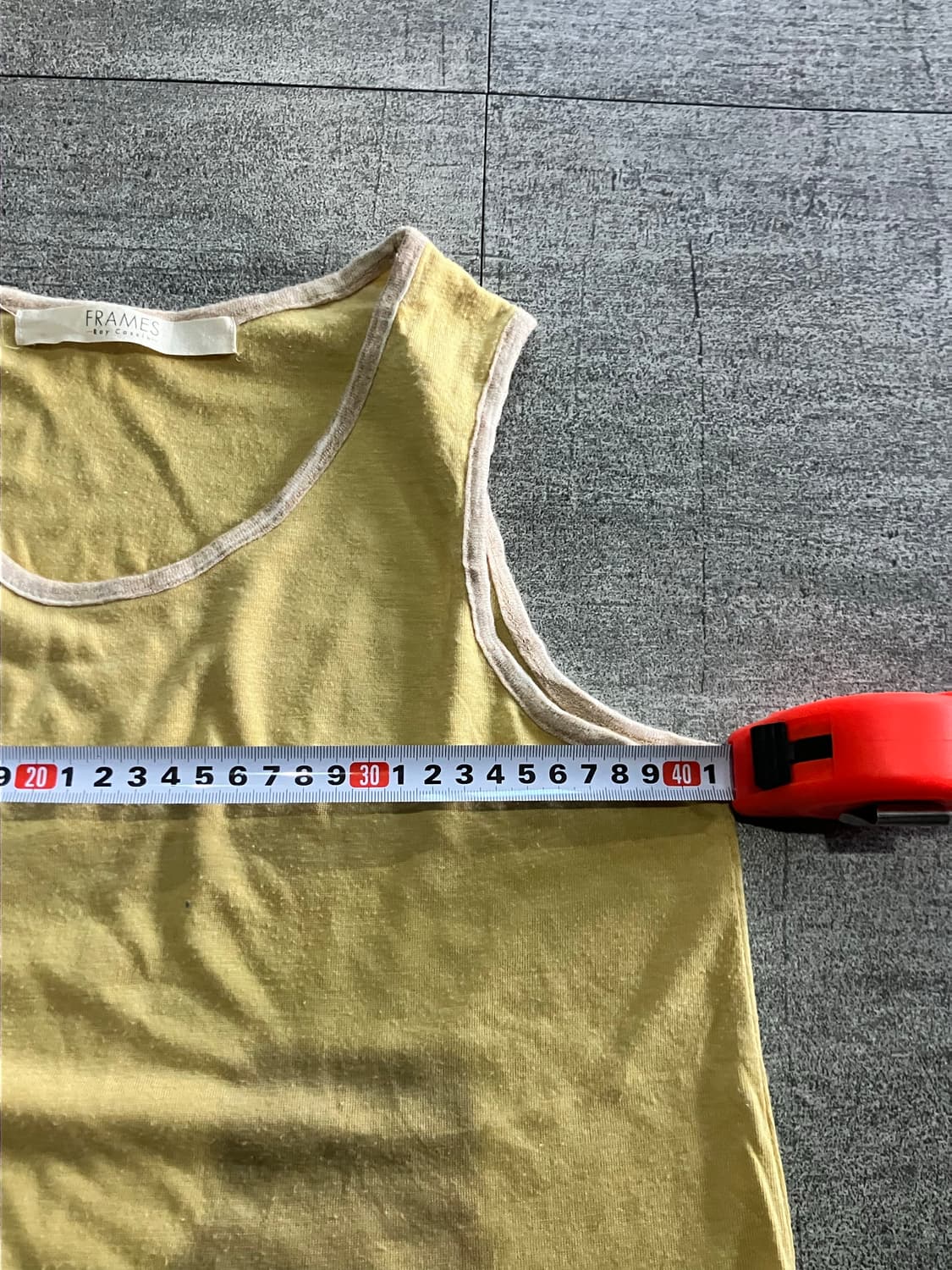 일본빈티지 Frames 히구미모리걸 달천깔페어리 레이어드 슬리브리스탑 상품이미지2