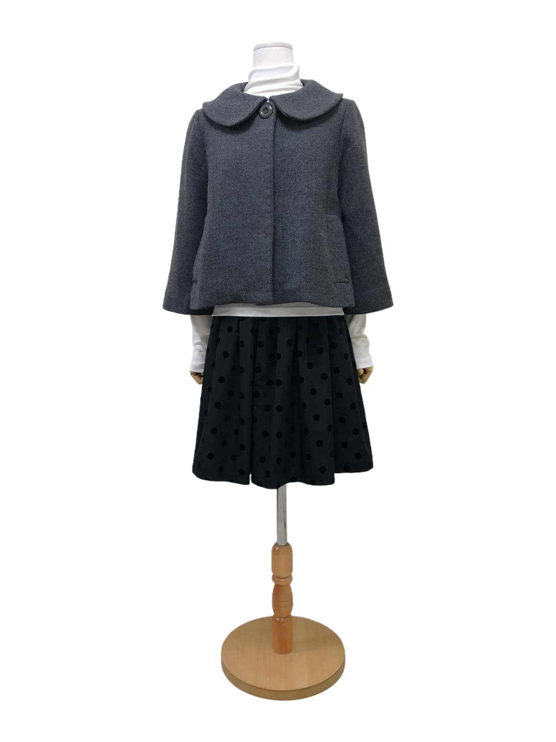 Te chichi 테치치 차콜 숏 코트 상품이미지2