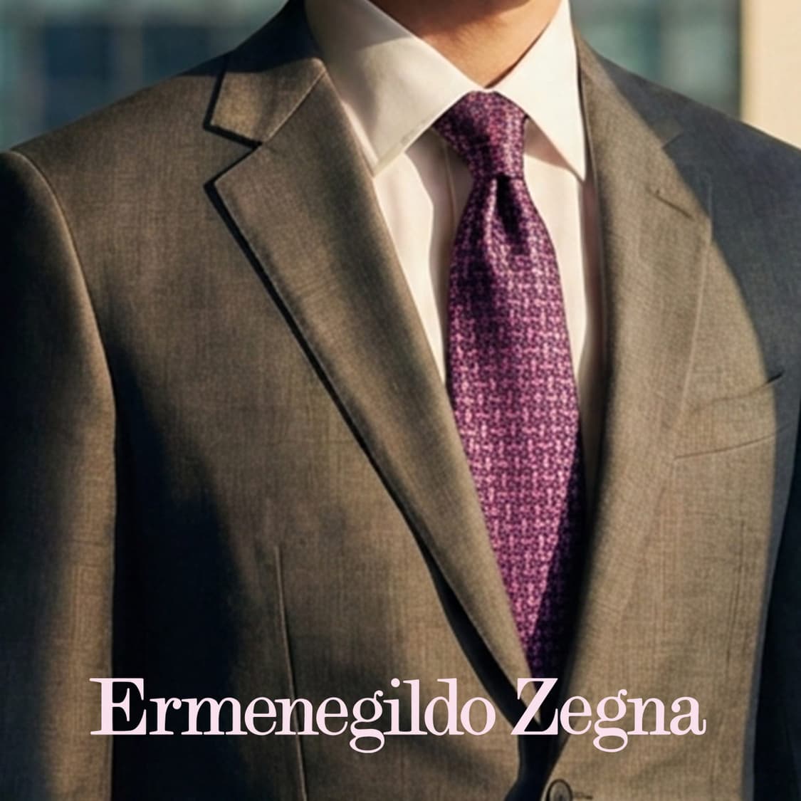 에르메네질도 제냐 퍼플 자카드 패턴 넥타이 8.6cm A+등급 E861
 상품이미지1