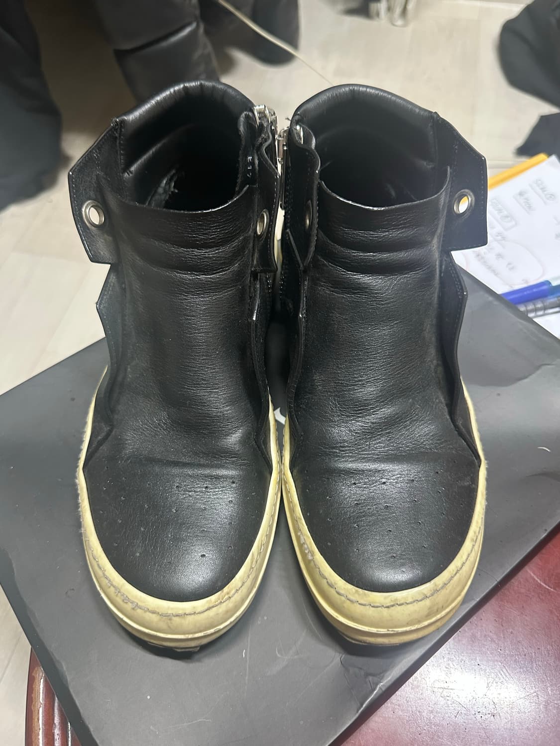 Rick Owens Island Dunk Black (40) 상품이미지1