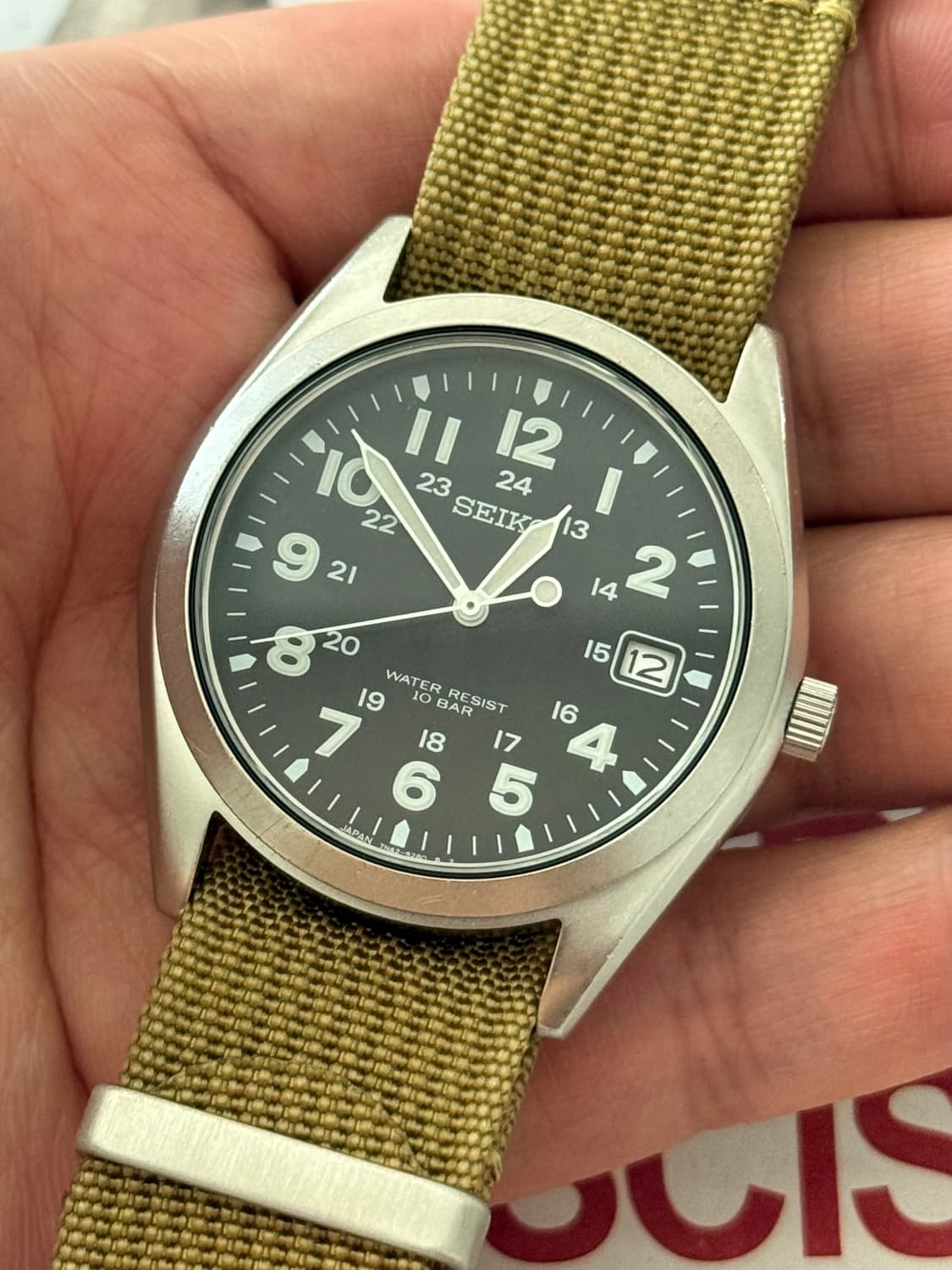 Seiko 세이코 쿼츠 미군 밀리터리 필드 1997 상품이미지3