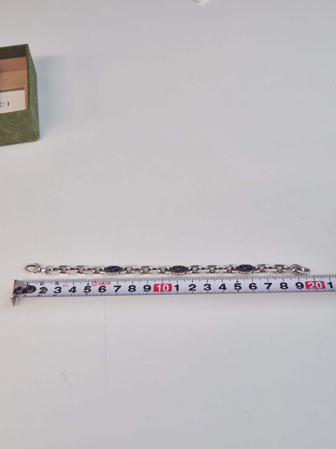 구찌 인터로킹 체인 팔찌 18호 상품이미지8