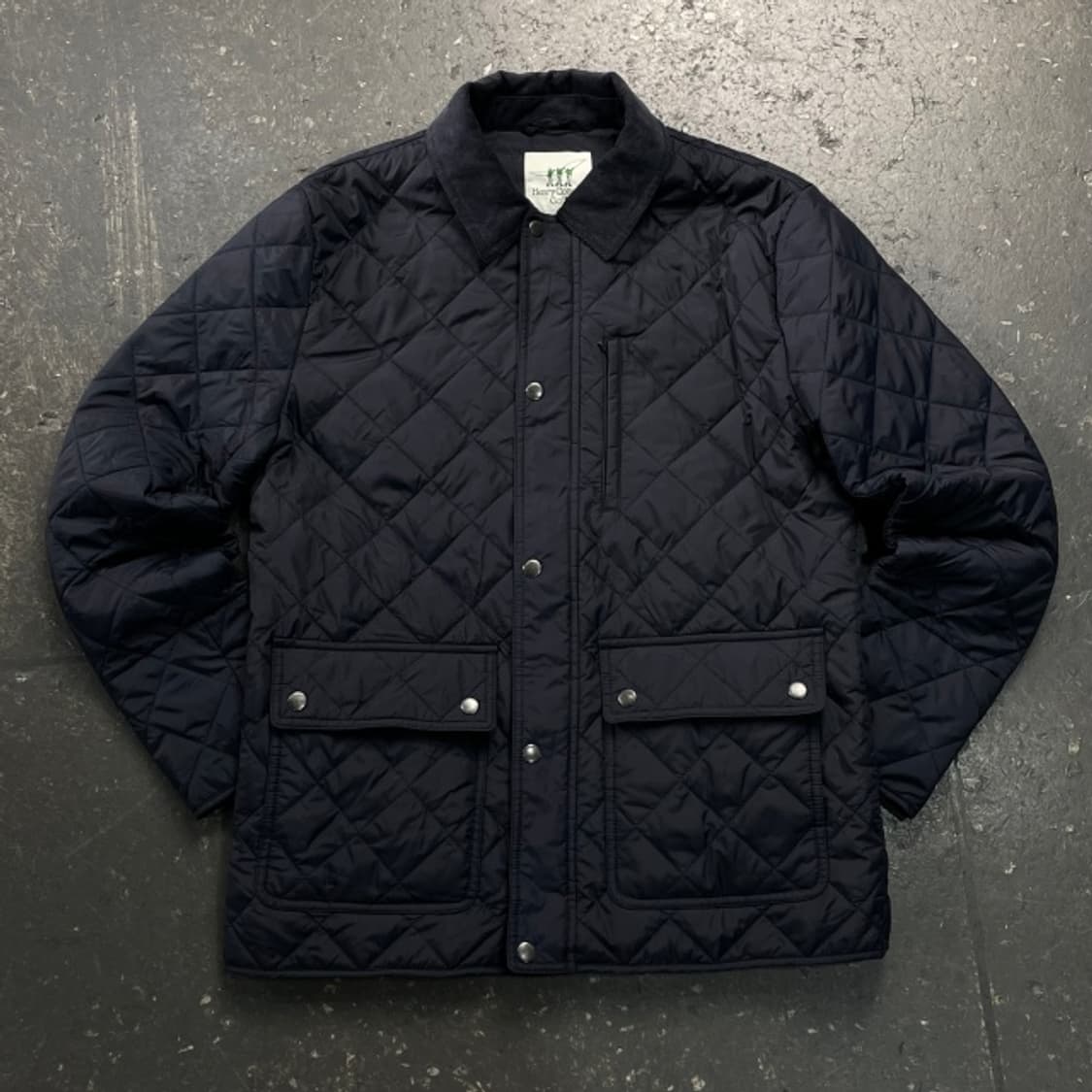 100 헨리코튼 퀄팅 자켓 상품이미지1