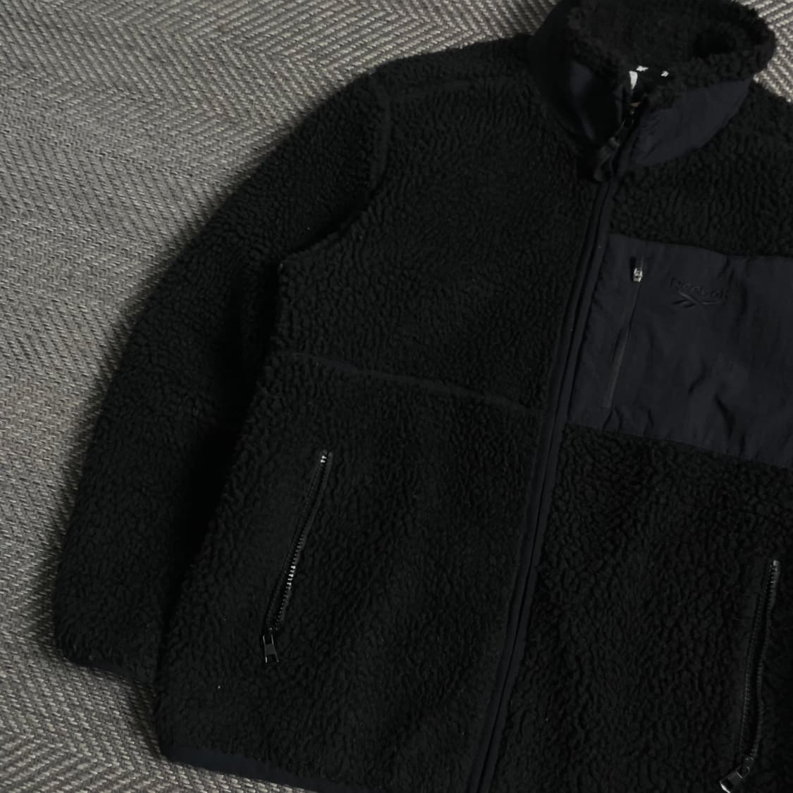 00s 리복 쉐르파 플리스 자켓 블랙o 4917 상품이미지3
