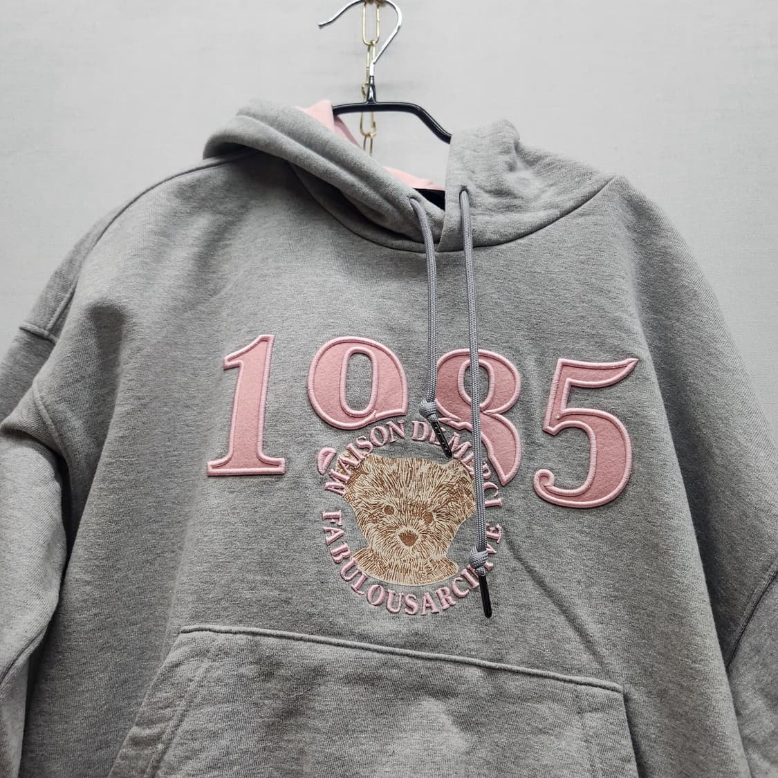 패블러스아카이브 곰돌이 크롭후드 M(L) 상품이미지2