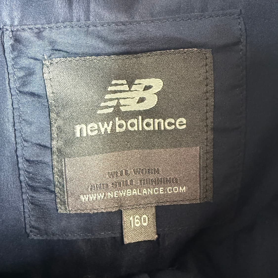 160) 뉴발란스 키즈/우먼스 내피 솜 조끼 패딩 네이비 상품이미지3