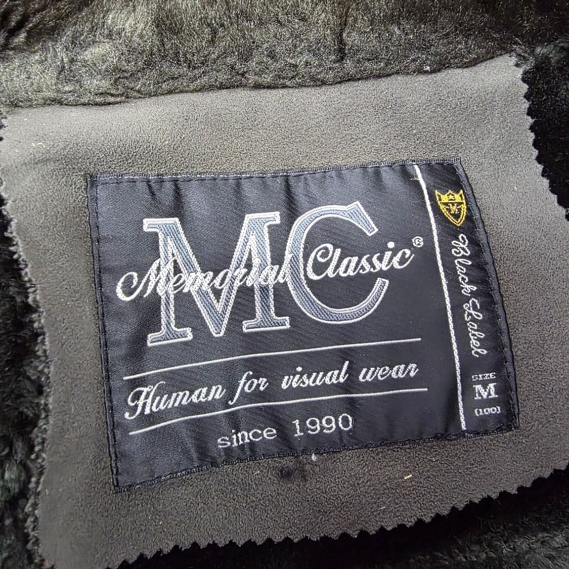 MC Classic 빈티지 브라운 양털카라 샤무드 무스탕 M 상품이미지6