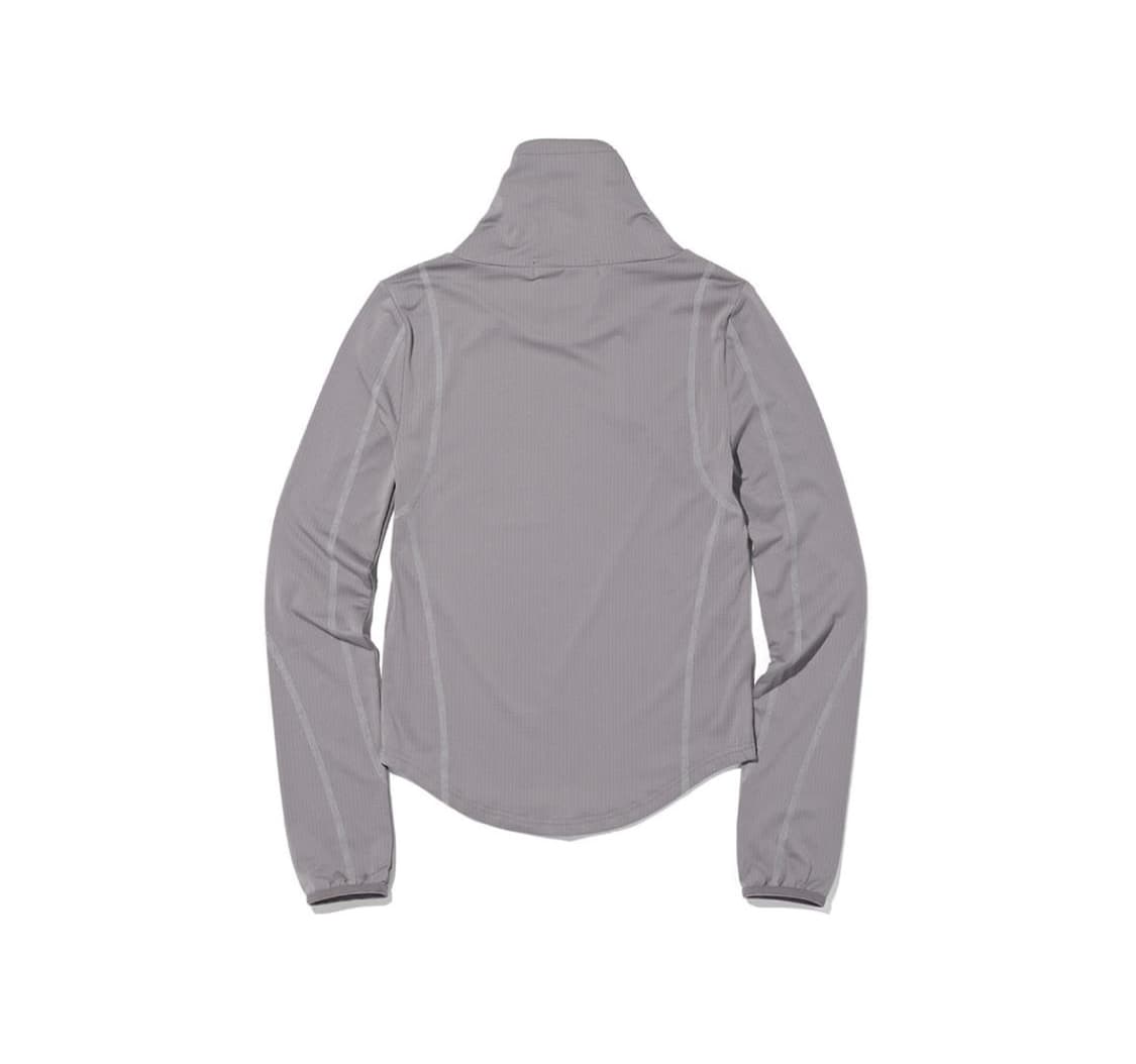 (W) 미스치프 드레이프드 터틀넥 탑 그레이 상품이미지3