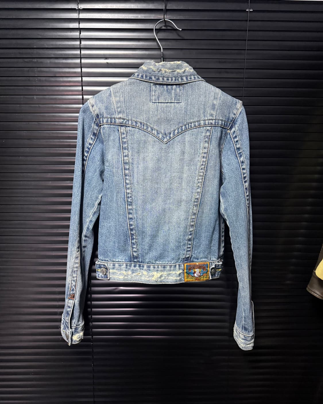 트루릴리젼 트루릴리전 크롭 데님 트러커 청 자켓 S 90 디스로이드 찢청 상품이미지5