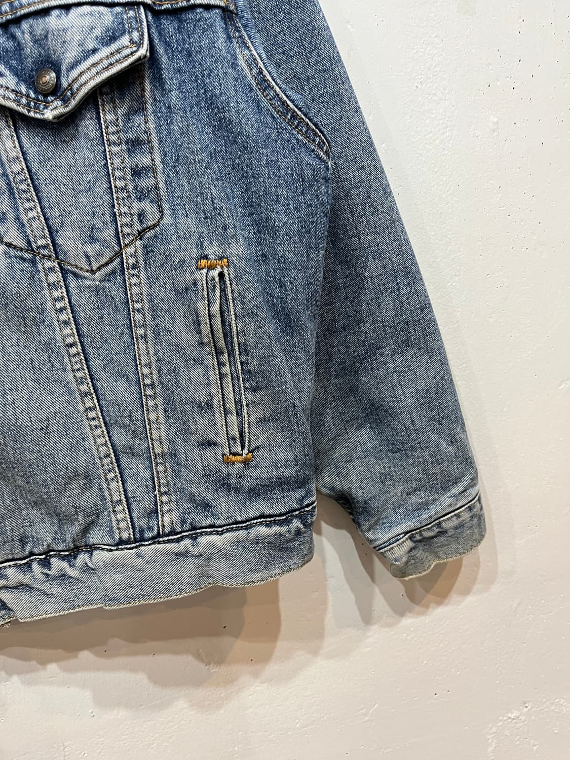 90s 리바이스 쉐르파 데님 자켓 Made in USA 상품이미지5