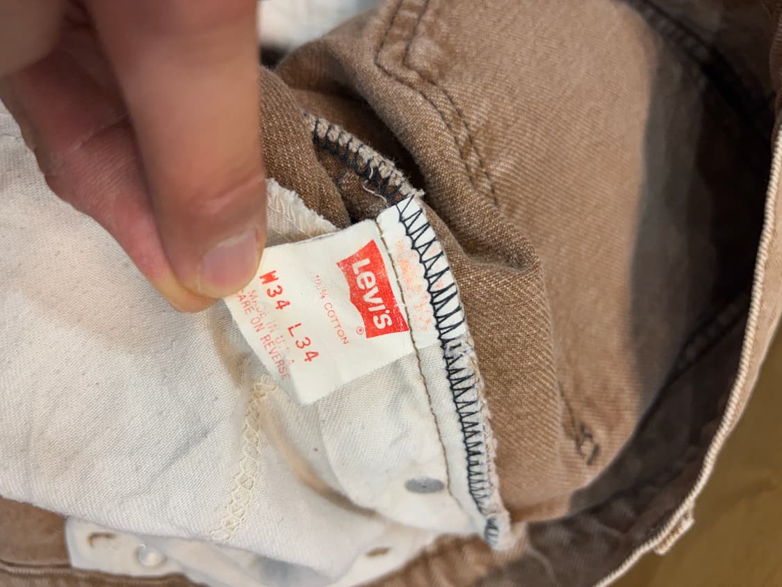 [32] 리바이스 550 베이지 USA 상품이미지3