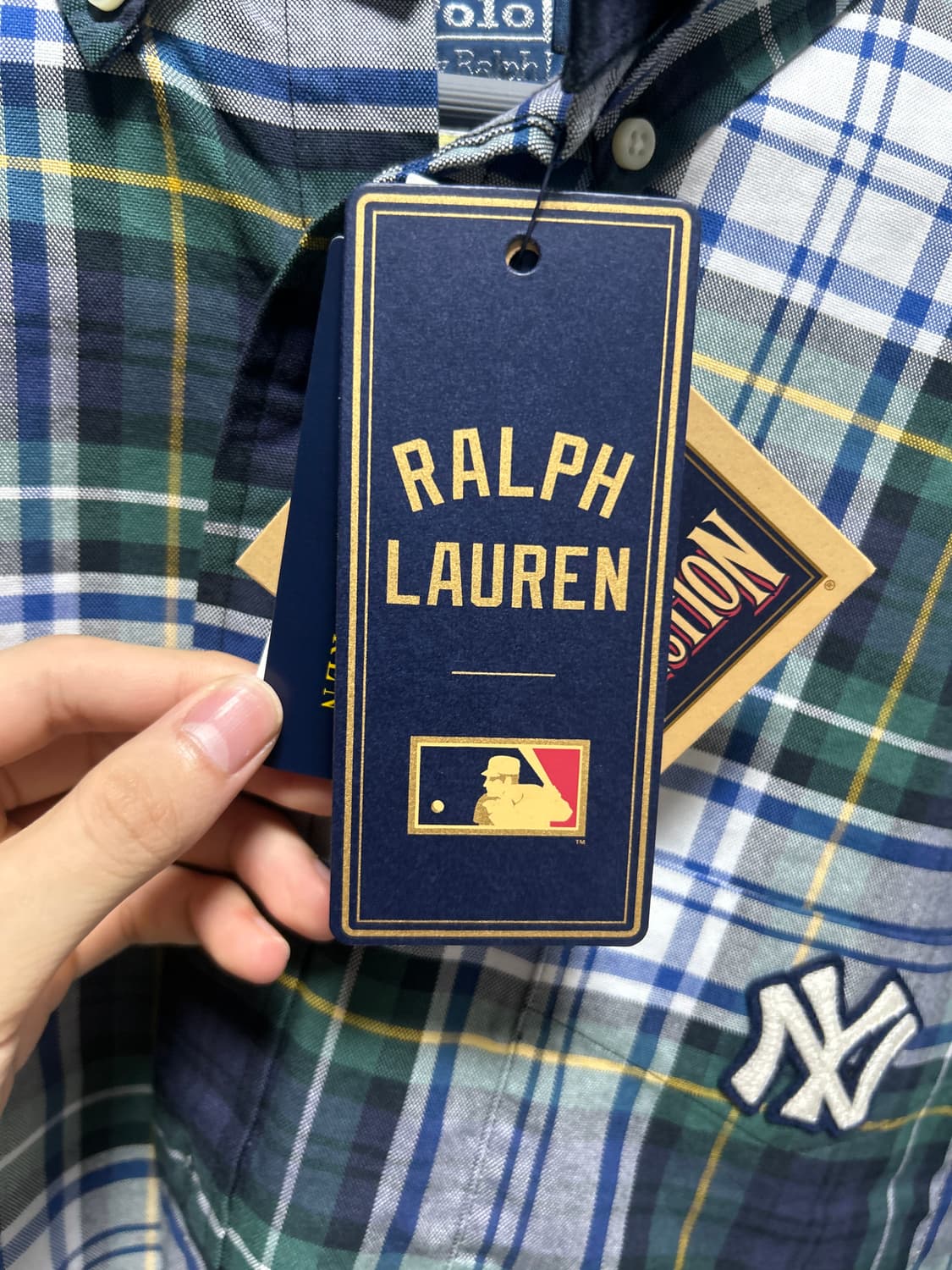 폴로 mlb 체크셔츠 상품이미지2