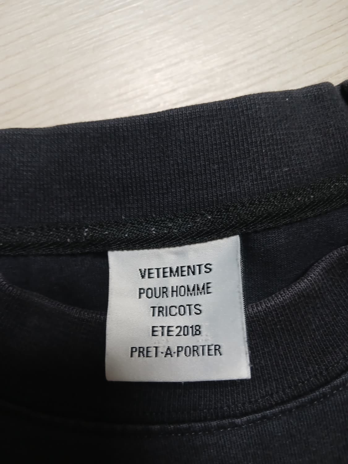 L 베트멍 메탈 로고 오버사이즈 긴팔 티셔츠 상품이미지4