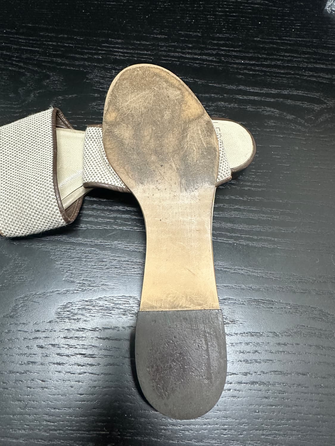 르베이지 슬리퍼 뮬 상품이미지2