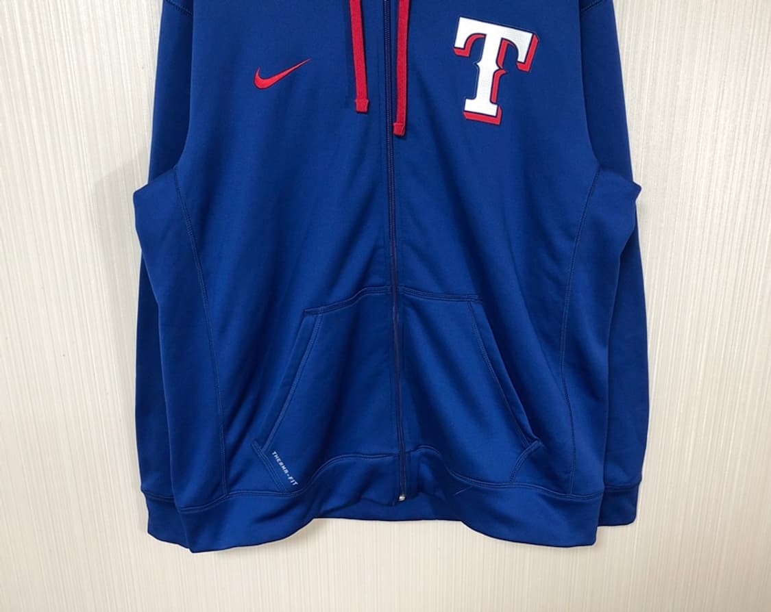 MLB 나이키베이스볼 텍사스레인져스 후드집업자켓 L(해외) 상품이미지3