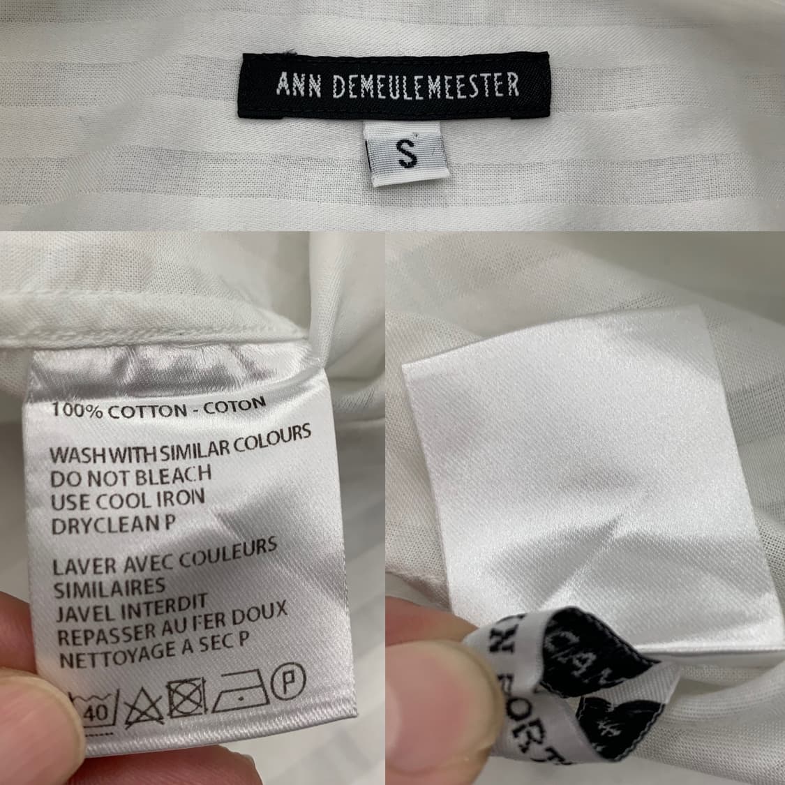 ANN DEMEULEMEESTER 앤 드뮐미스터 디테쳐블 셔츠 상품이미지10