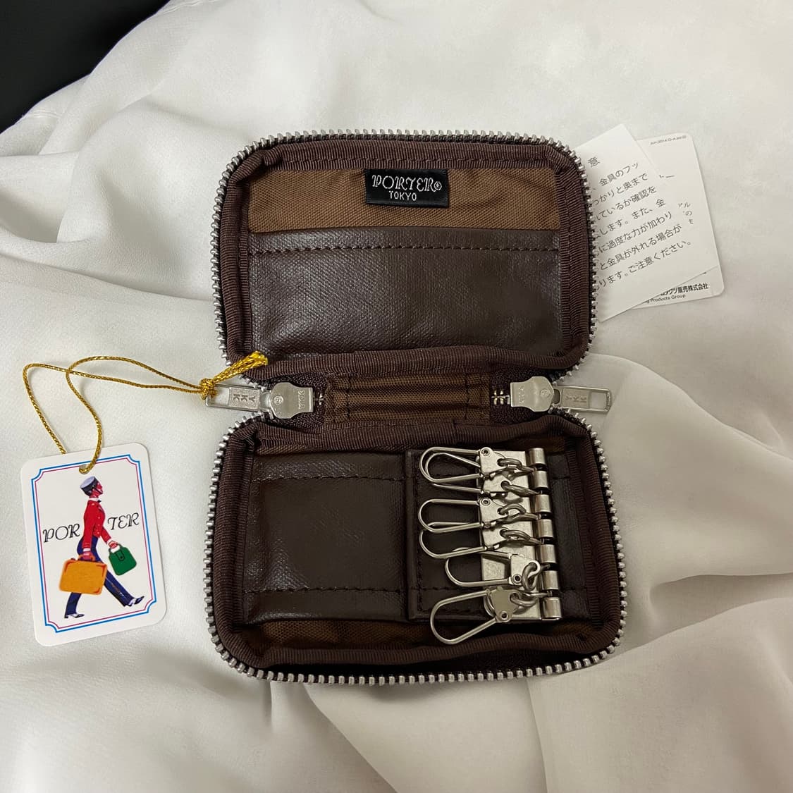 PORTER 포터 프리스타일 키케이스 브라운 상품이미지7