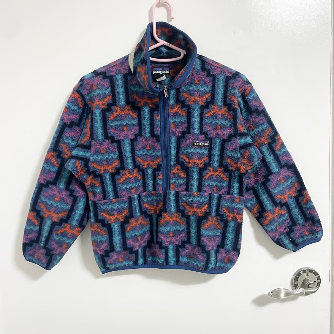 파타고니아 90’s 신칠라 테우엘체 플리스 풀오버 키즈 상품이미지1