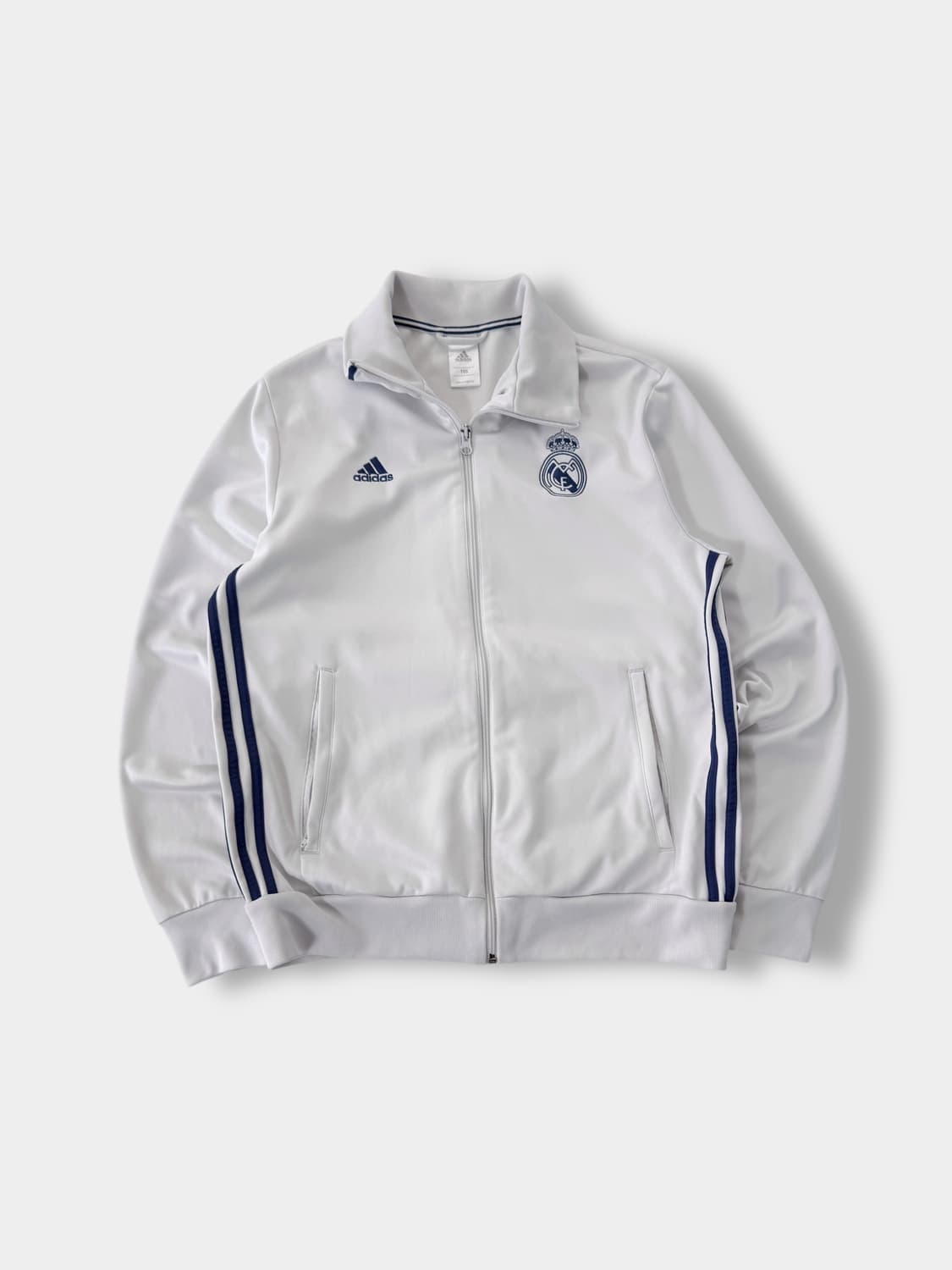 아디다스 루즈핏 레알 마드리드 화이트 트랙 져지 상품이미지1