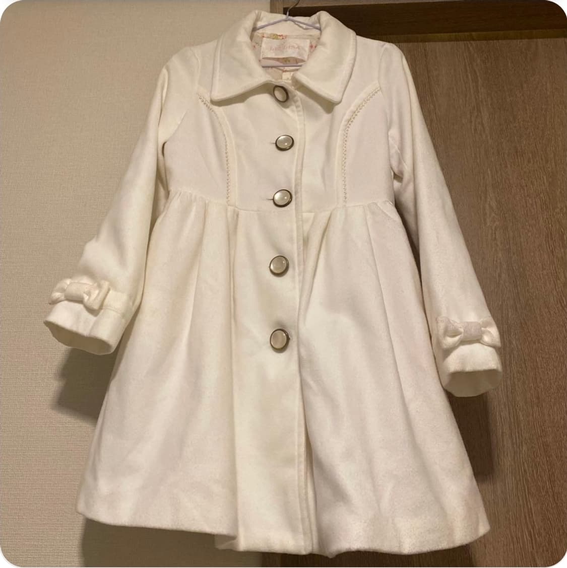 리즈리사 Liz Lisa 화이트 리본 코트 상품이미지1