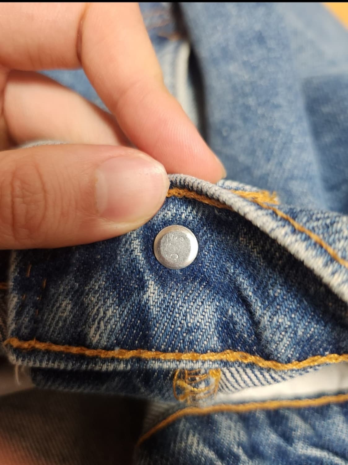 90s made in usa 550 오렌지탭 34×32 상품이미지3