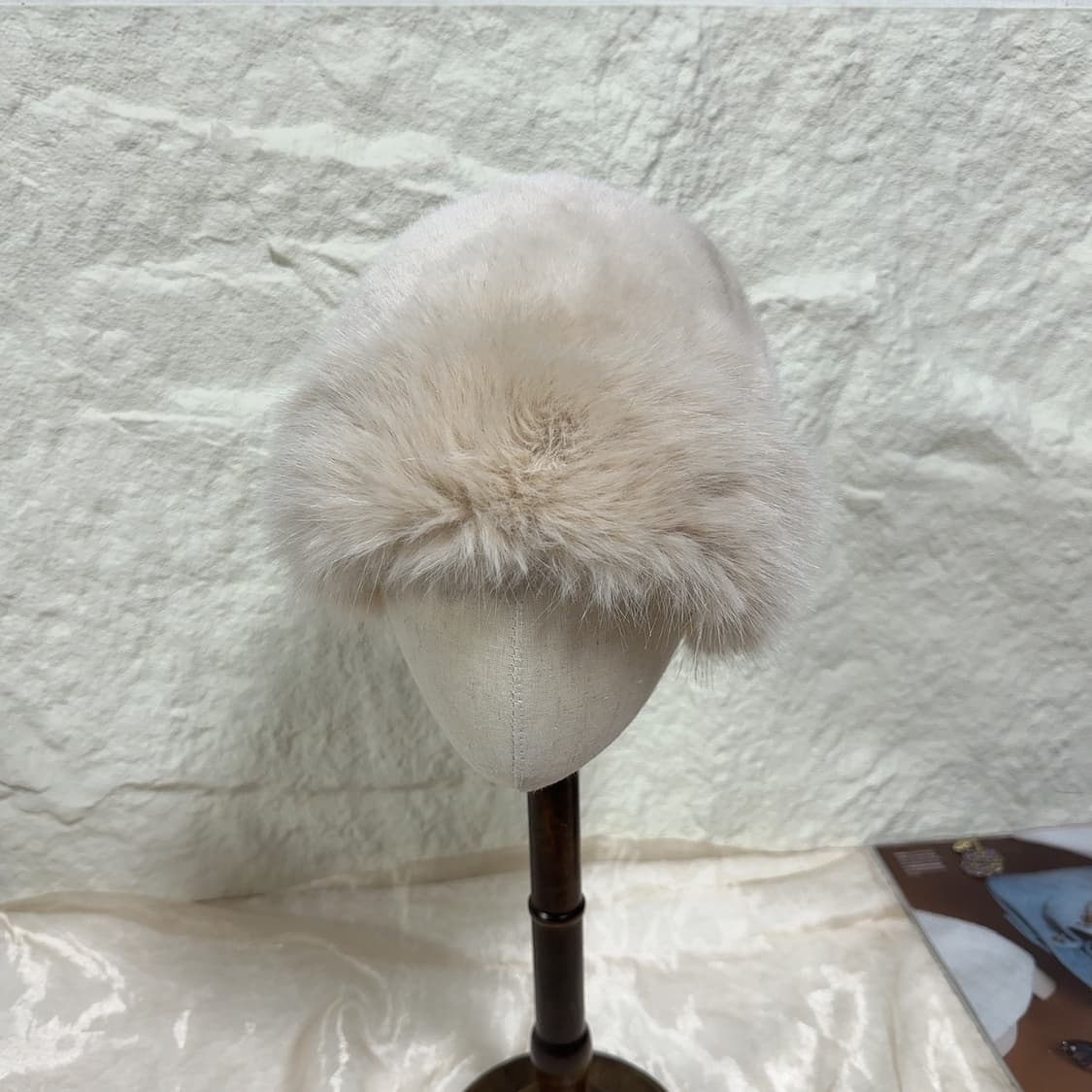 빈티지 퍼 무스탕 몽골모자 상품이미지1