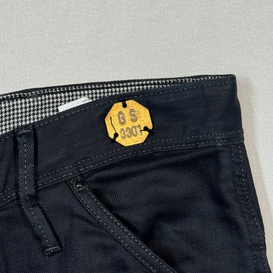 32inch) 지스타로우 3301 3D 코팅 입체 데님 팬츠 상품이미지7