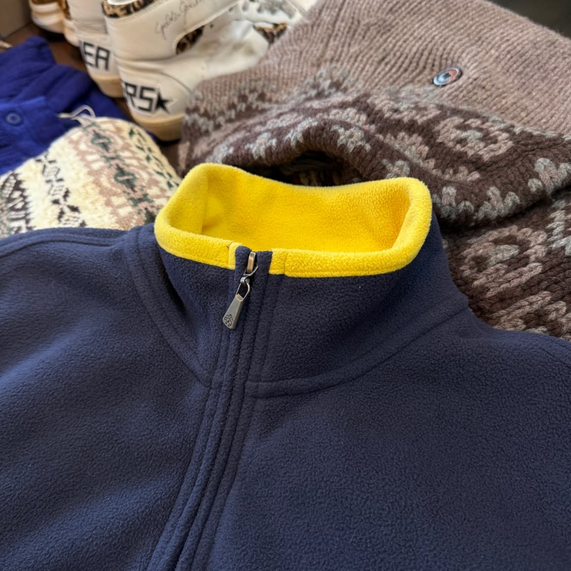 브룩스 브라더스 플리스 아노락 반집업 상품이미지3