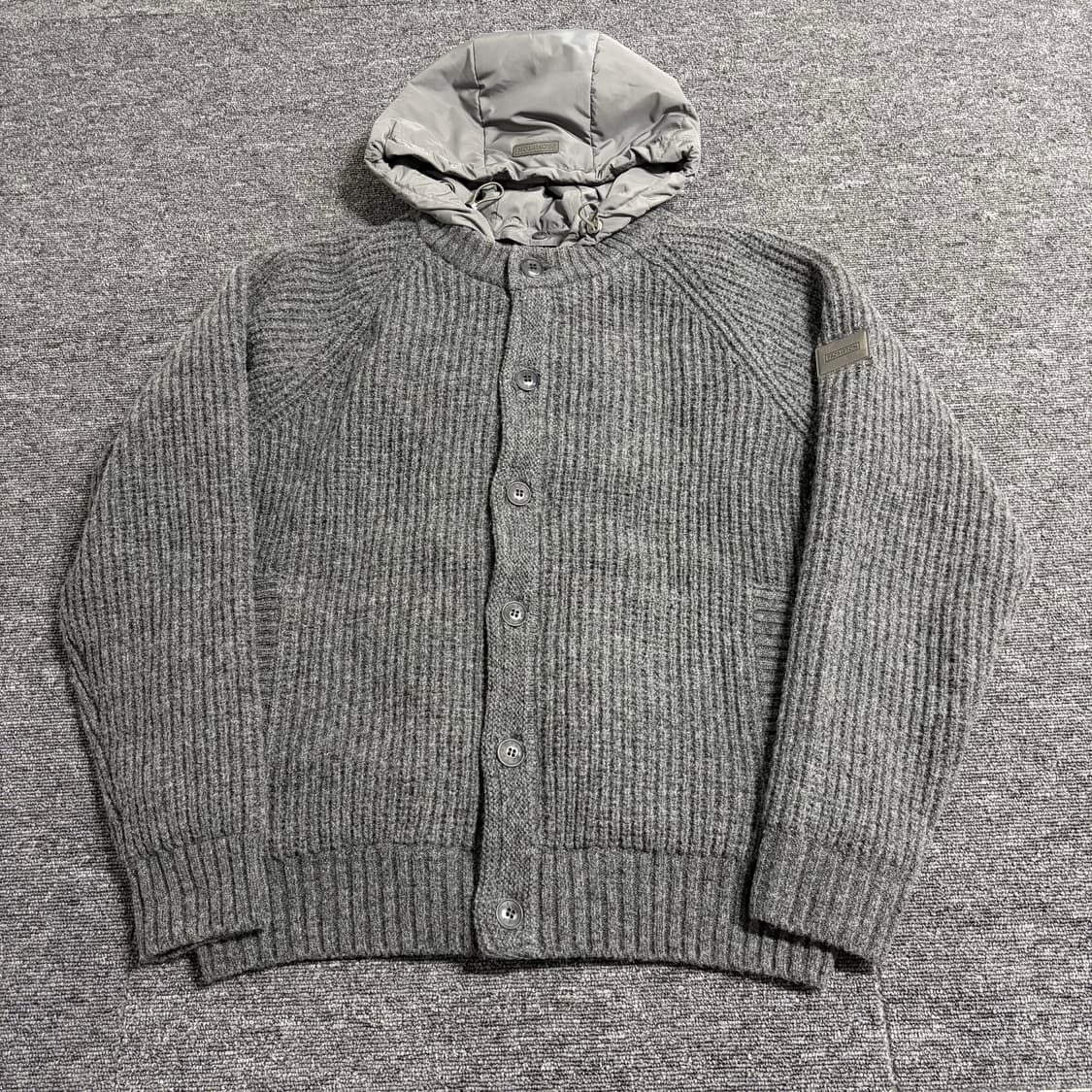 브롬톤 런던 울 후드 가디건 상품이미지1