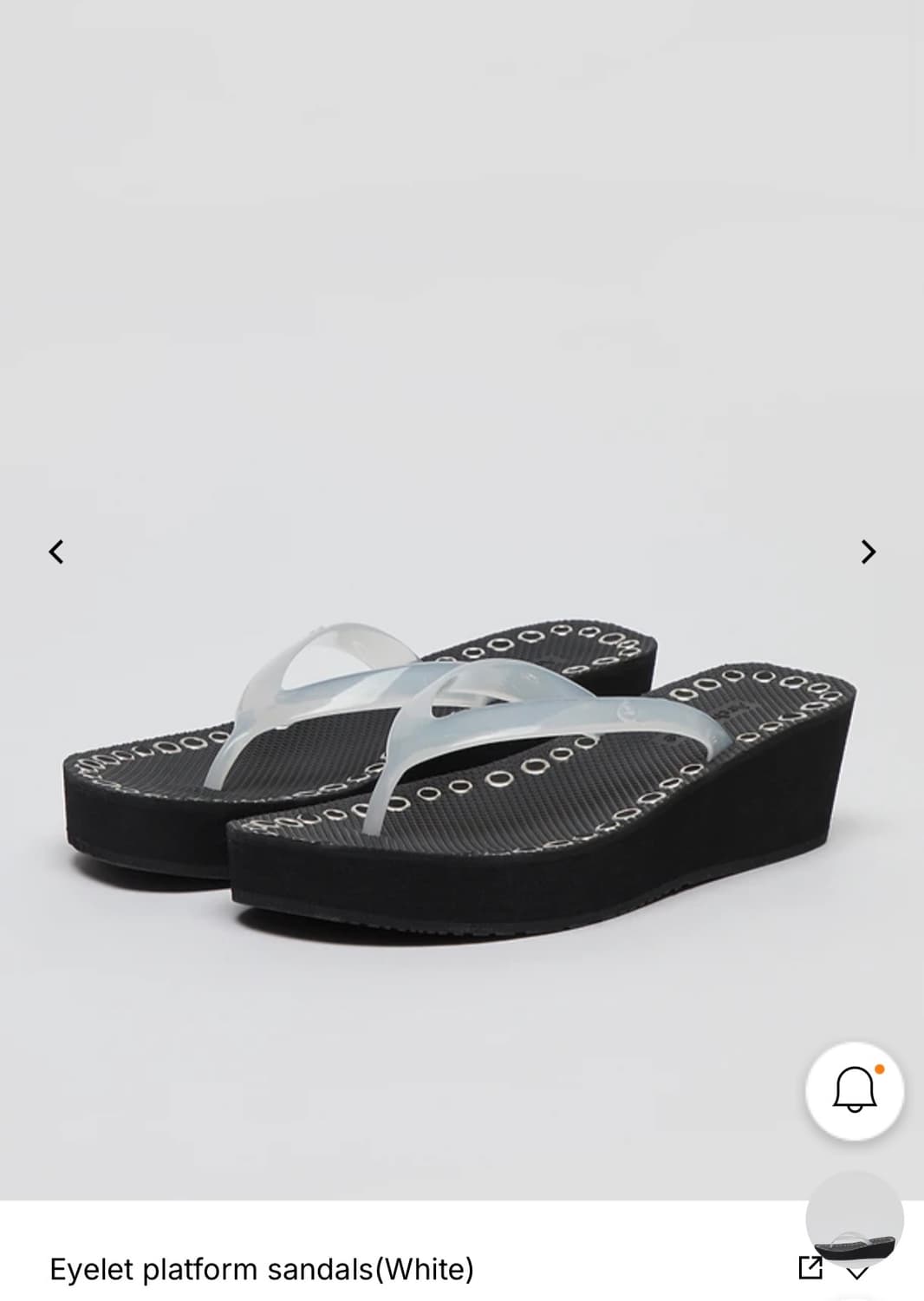 아카이브앱크 eyelet platform sandals 상품이미지1