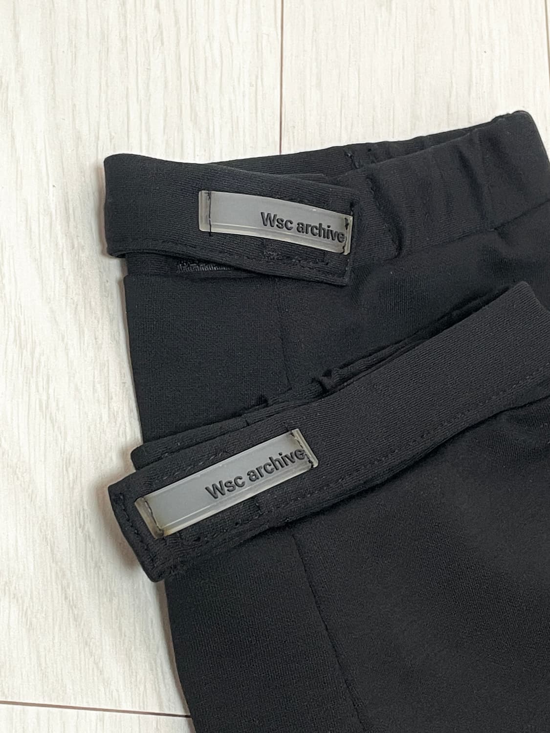 wsc아카이브 레그워머 블랙 상품이미지3