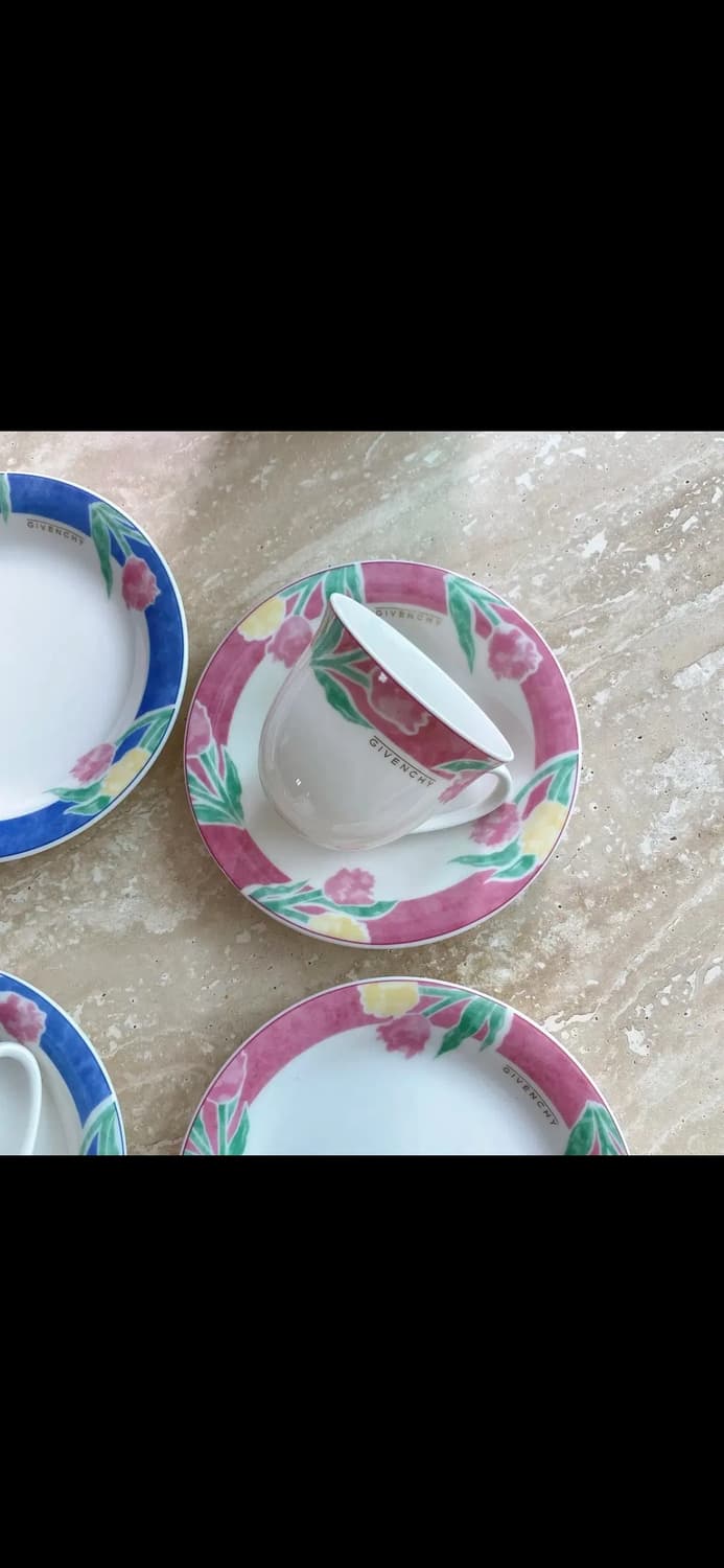 지방시 트리오 찻잔 그릇 접시 6p세트 상품이미지10