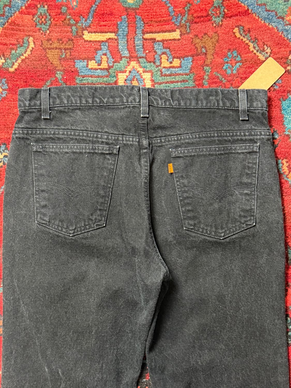 90's USA Made 빈티지 리바이스 517 블랙 오렌지탭 517 상품이미지6