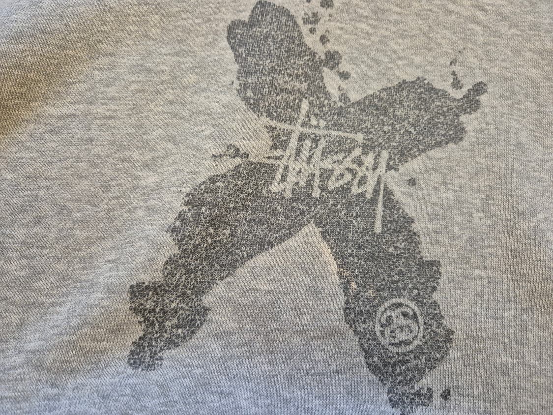 00s STUSSY 크로스 로고 후드 스웻 상품이미지4